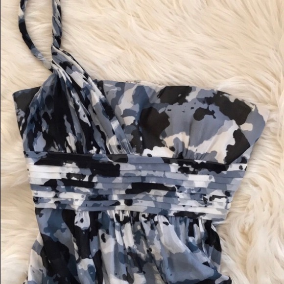 BCBGMAXAZRIA silk one shoulder gown size 2 - Picture 2 of 7